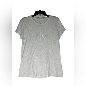 CALVIN KLEIN Monogram Logo Short-Sleeve Iconic T-Shirt